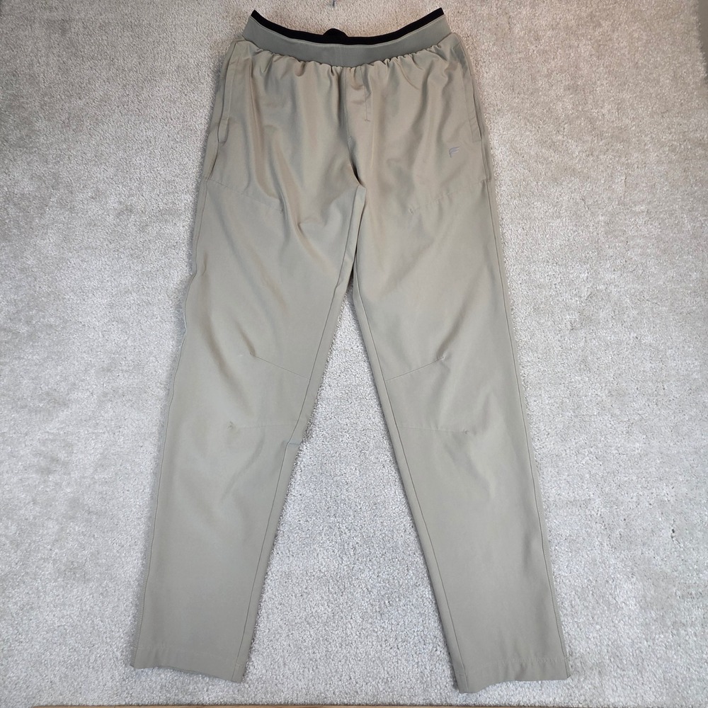 Fabletics Mens The One Jogger Tan Athletic Training Pants Medium